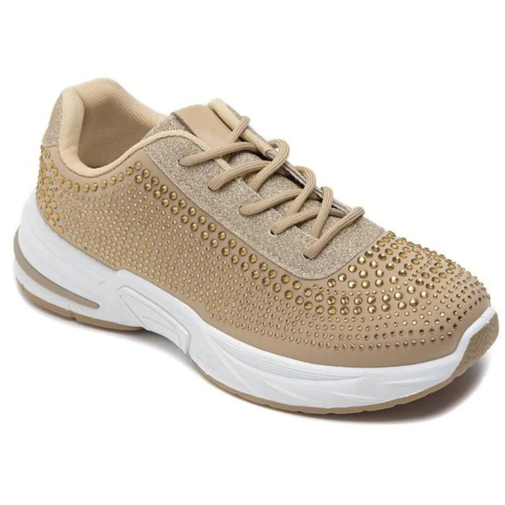 Nynna Dame Sneakers 7506   Kaki fra Shoes