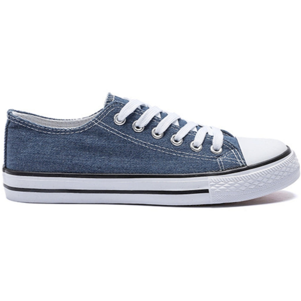 Celina Dame Sneakers Xa065   Dark Blue Jeans fra Shoes