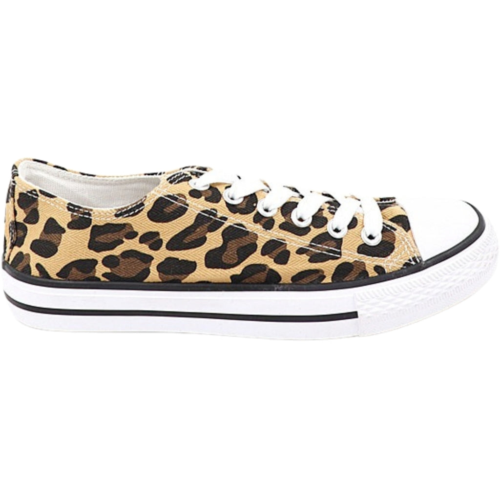 Celina Dame Sneakers Xa065   Leopard fra Shoes
