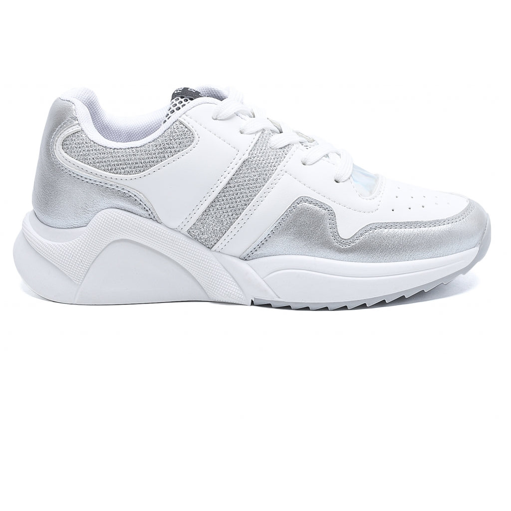 Ebba Dame Sneakers 6350 Silver fra Shoes