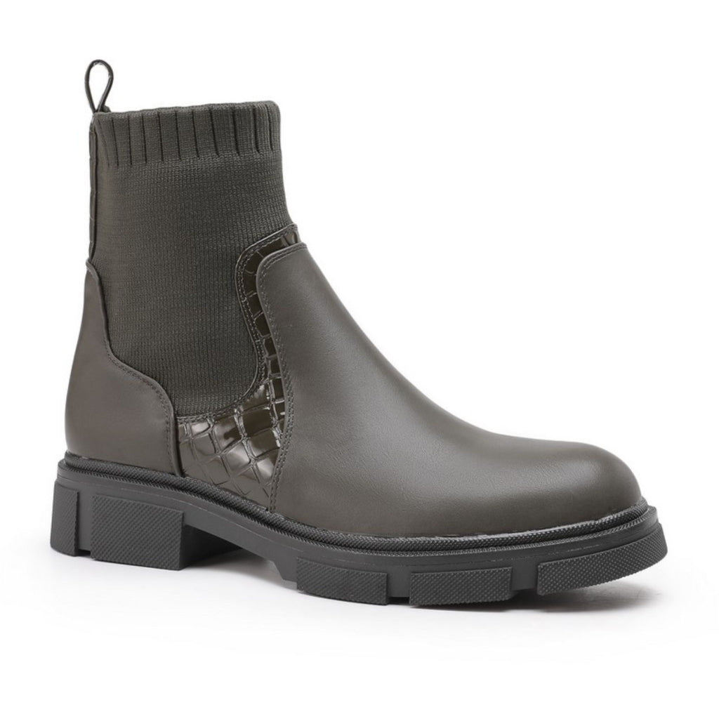 Elanor Støvle 9056   Green fra Shoes