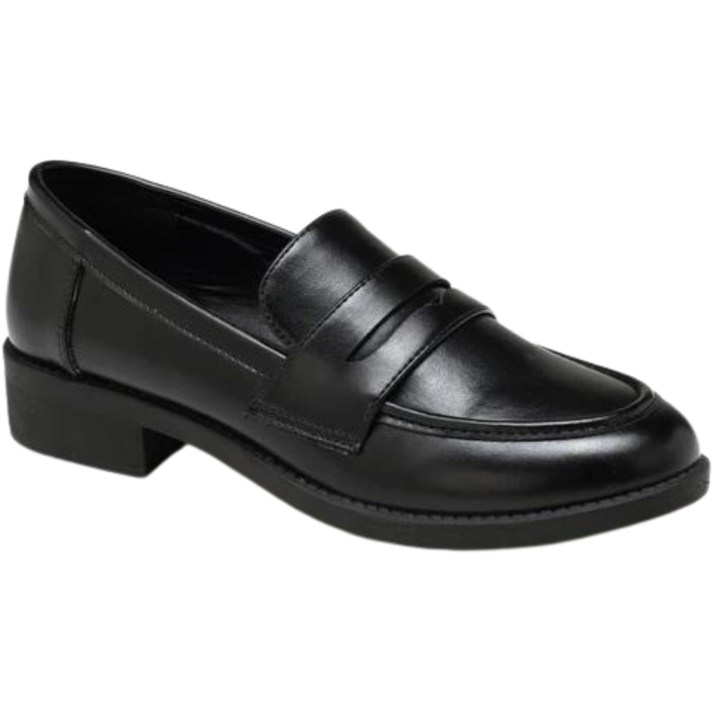 Eloise Dame Loafers 8230   Black Pu fra Shoes