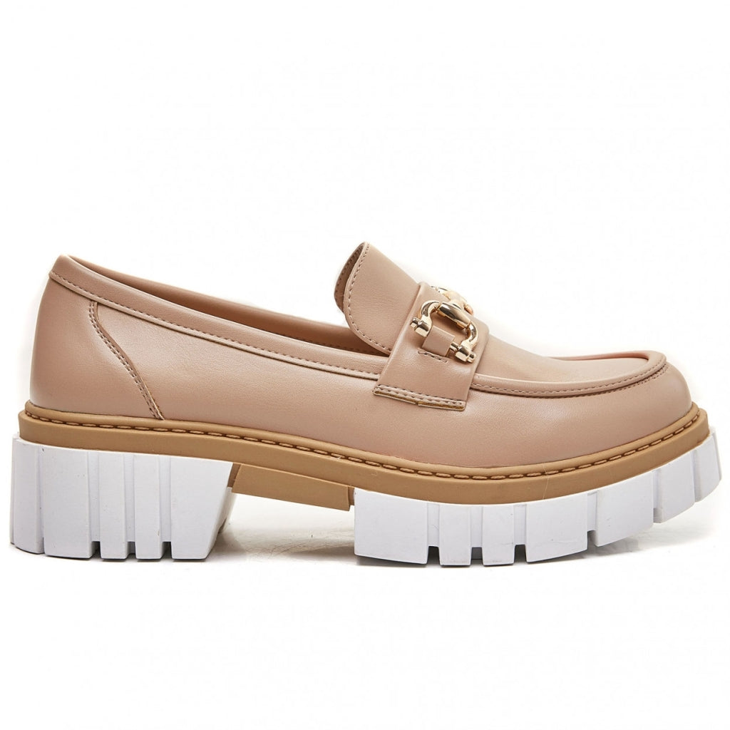 Emma Dame Loafers 5610   Kaki fra Shoes