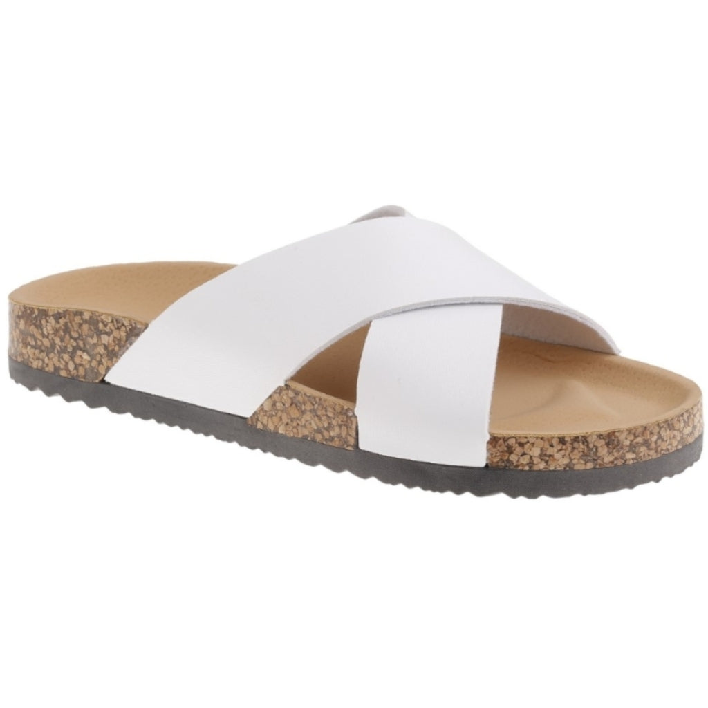 Evie Sandal 2004   White fra Shoes