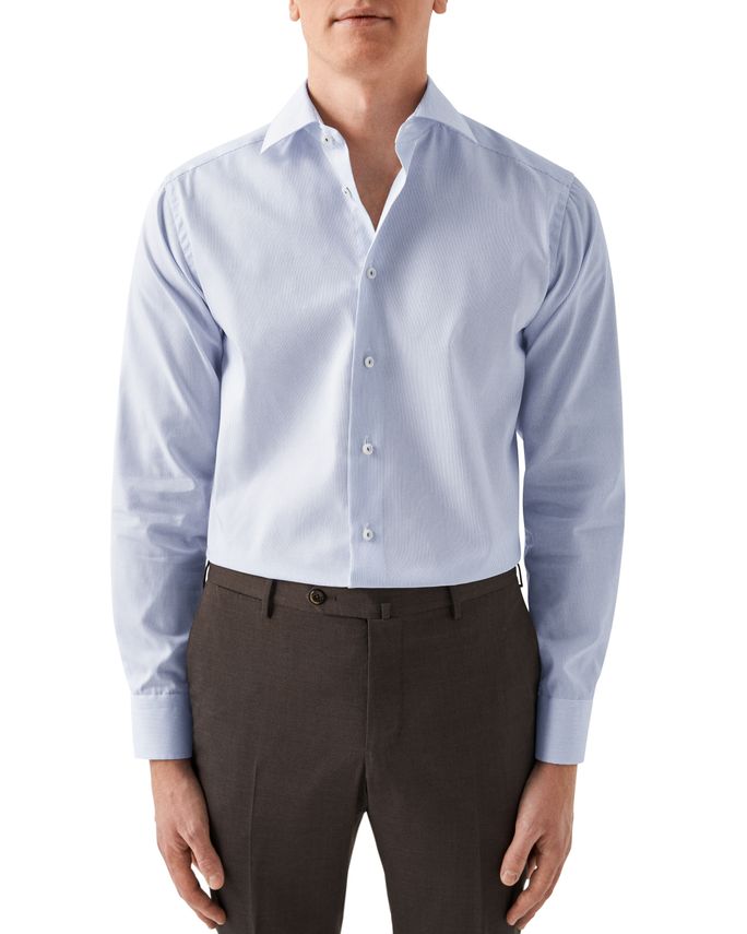 Fine Striped Twill Shirt fra Eton