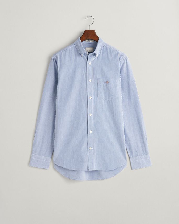 Reg Poplin Banker Shirt fra Gant