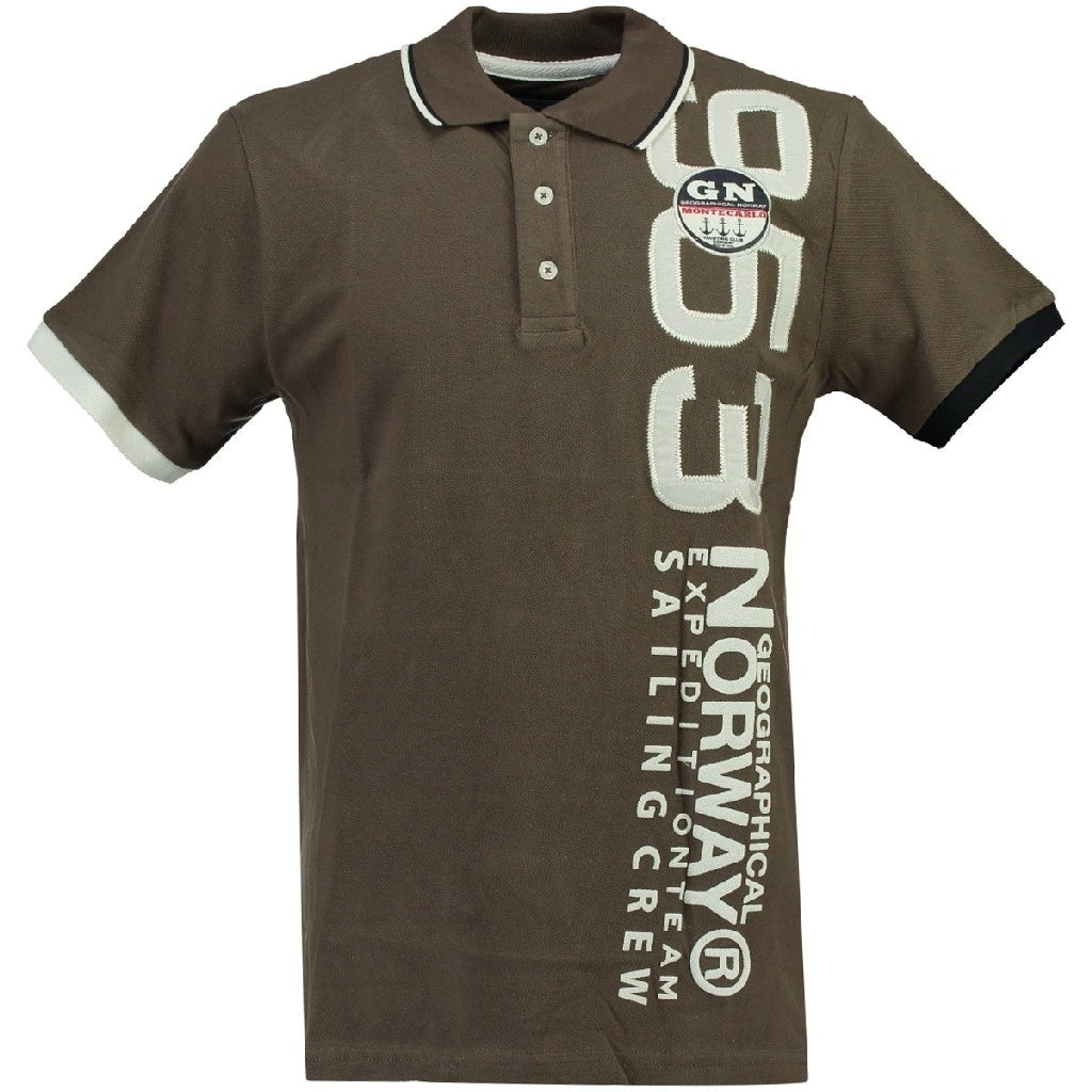 Polo Herre Kandin   Khaki fra Geographical Norway
