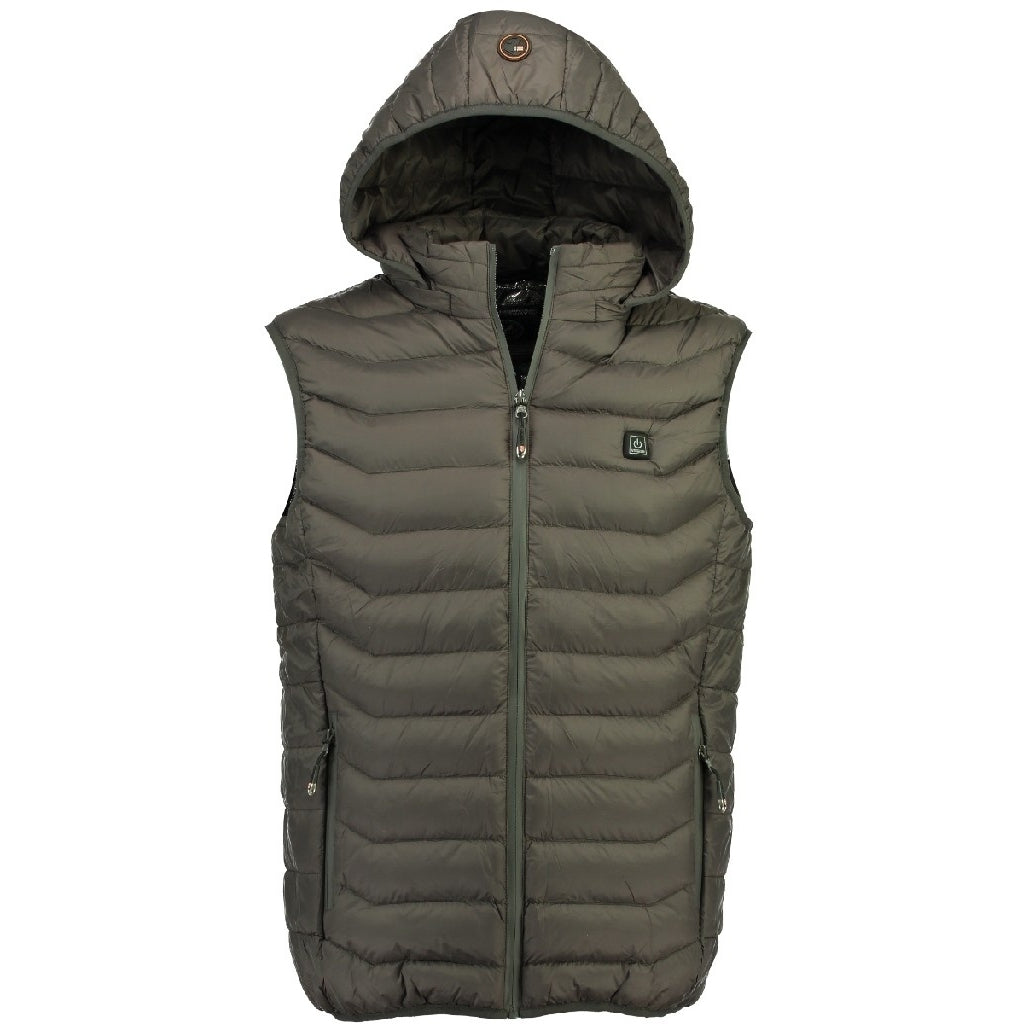 Vest Herre Warm Up Vest Men   Grey fra Geographical Norway