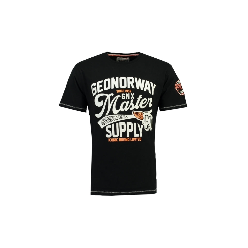 T Shirt Jelitor   Black fra Geographical Norway