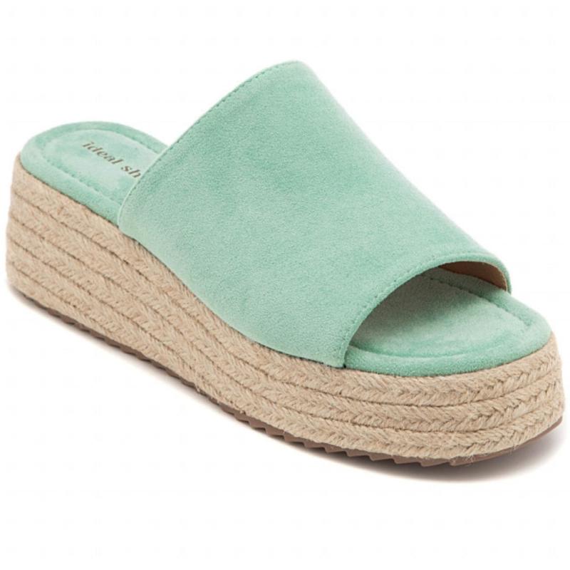 Hailey Plateau Sandaler 5937   Green fra Shoes