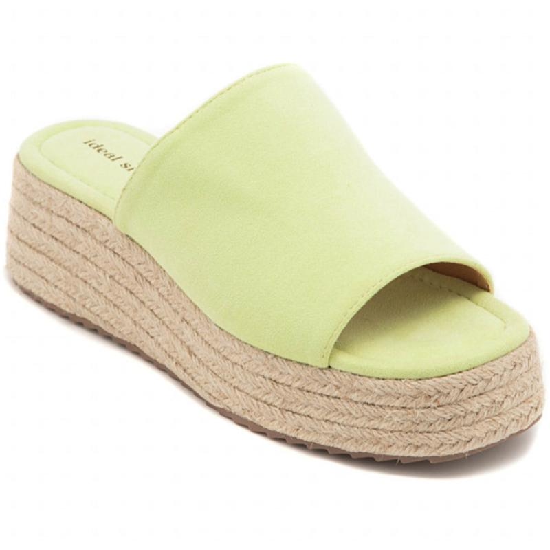 Hailey Plateau Sandaler 5937   Lemon fra Shoes