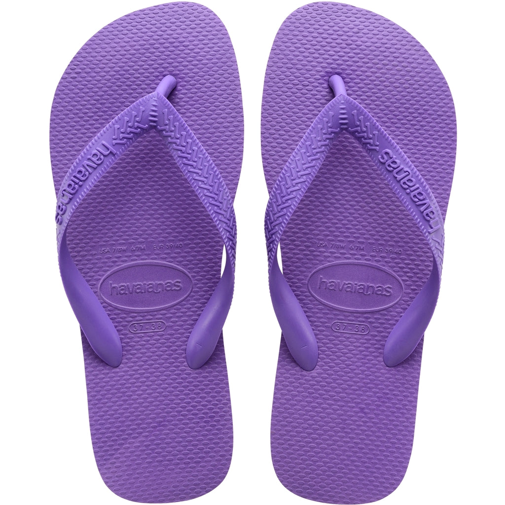 Slippers Unisex Top 4000029   Dark Purple Blk fra Havaianas