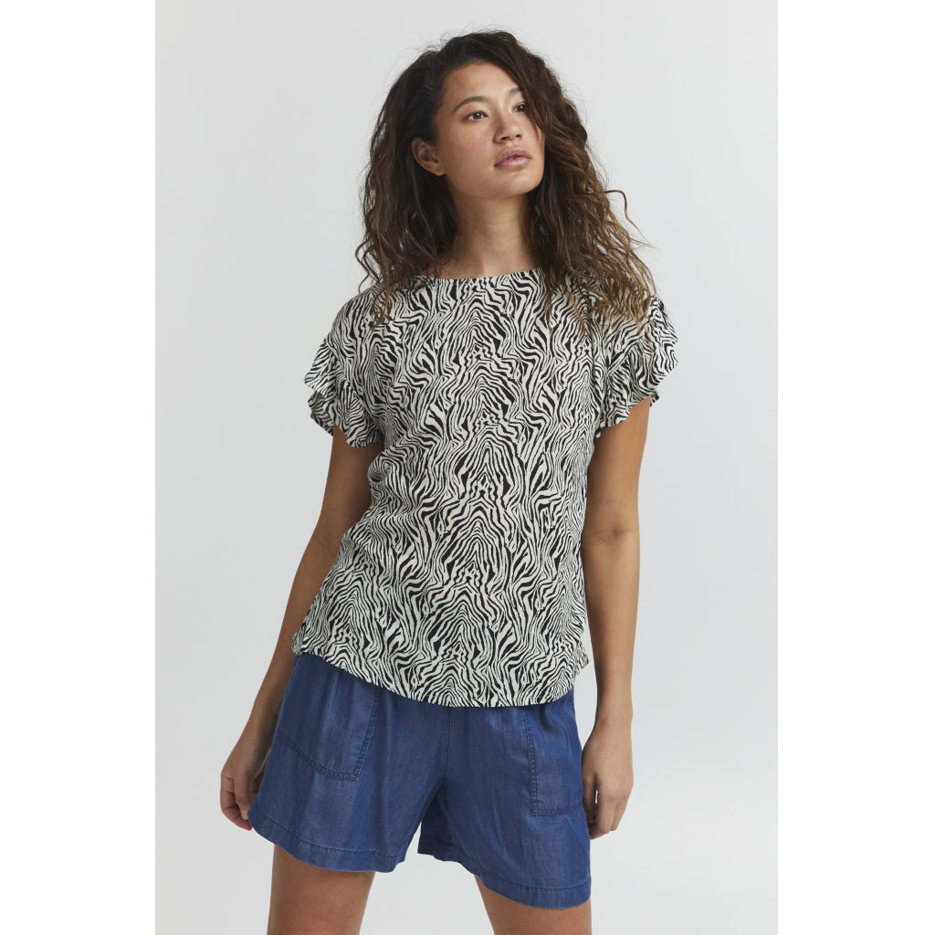 Dame Bluse Ihmarrakech   Birch fra Ichi