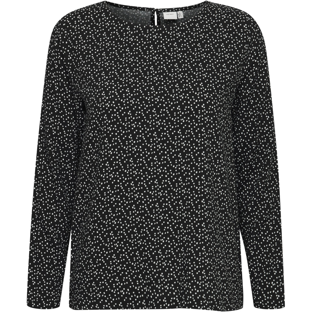 Dame Bluse Ihvera   Black fra Ichi
