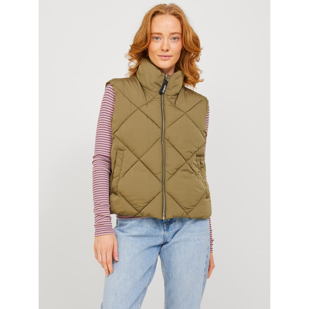 Dame Vest Jxfume   Dark Olive fra Jjxx