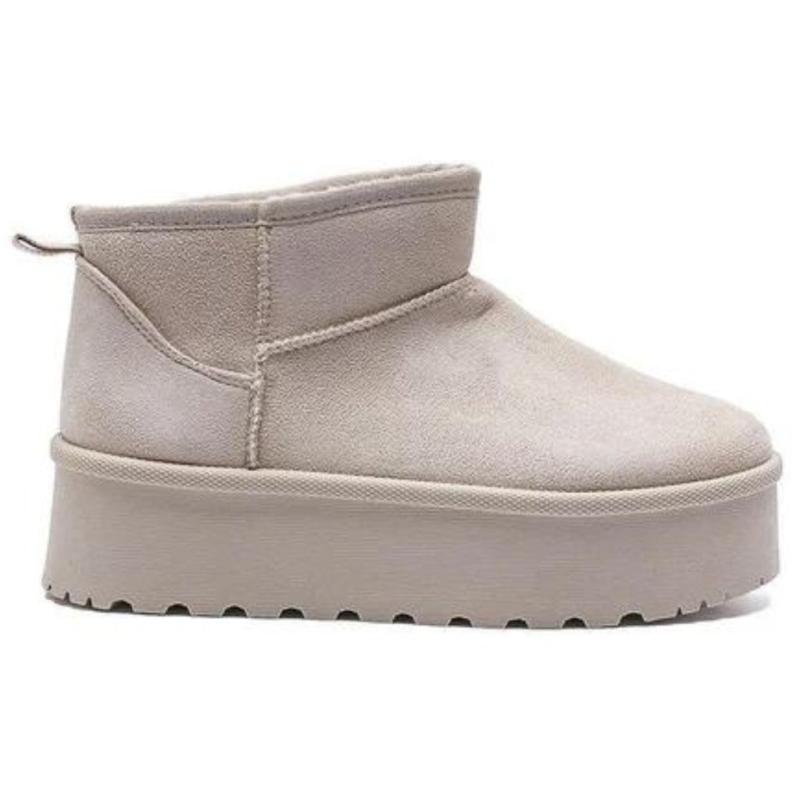 Juliette Dame Bamsestøvle Wd150   Beige fra Shoes