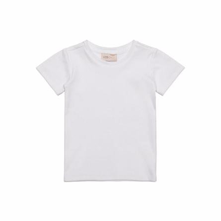 Sød kortærmet T-shirt i hvid fra ONLY KIDS