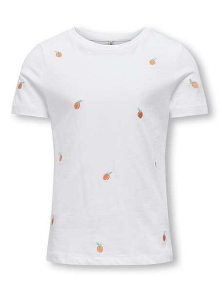 T Shirt Ketty Bright White fra Only Kids