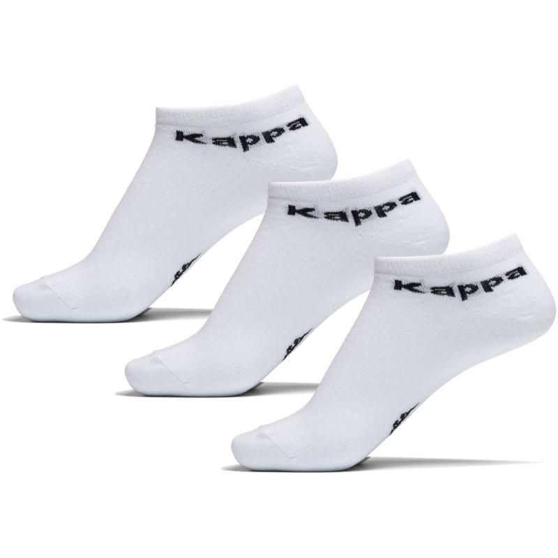 Kappa 3 Pak Strømper   White fra Tex-time
