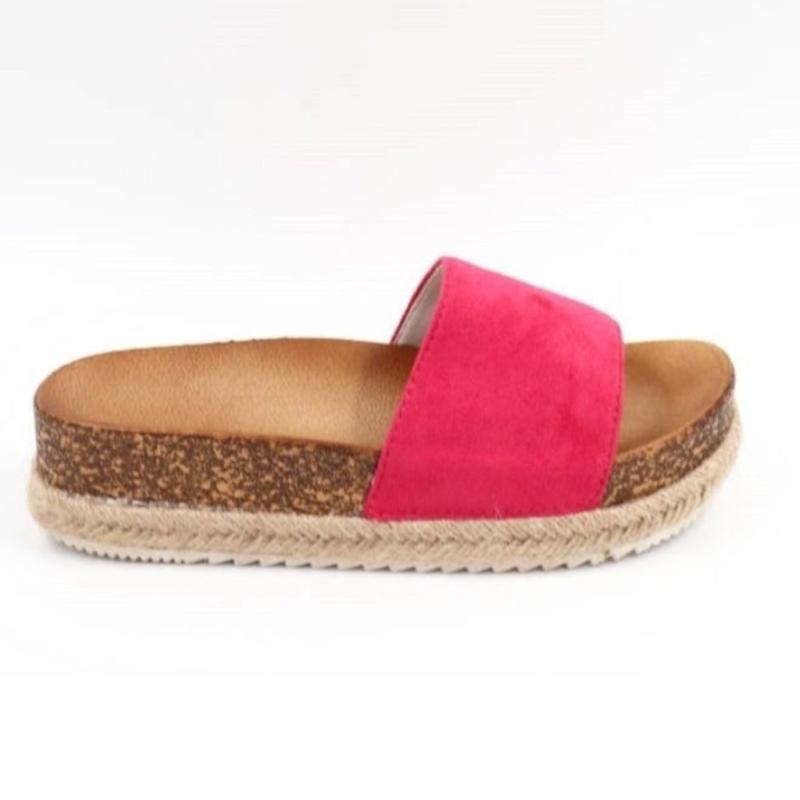 Kira Dame Sandal Df850   Fuxia fra Shoes