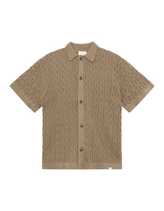 Garrett Knitted Shirt fra Les Deux
