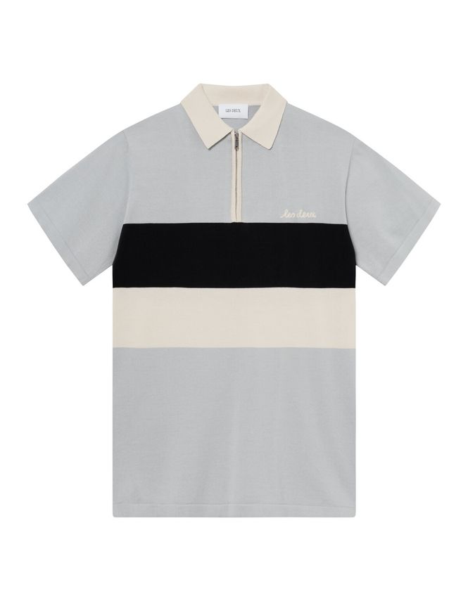 Raul Knitted Polo fra Les Deux