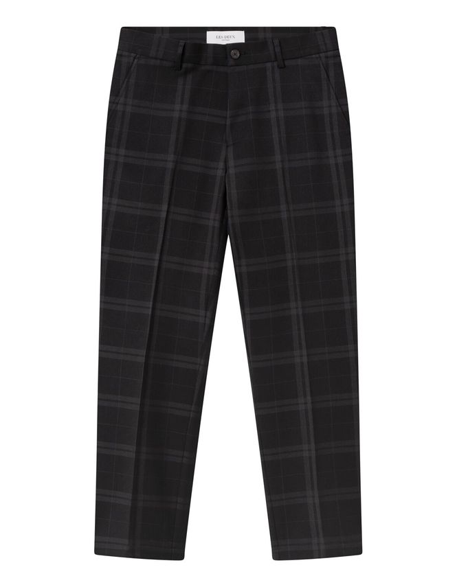 Como Reg Check Wool Mélange Suit Pa fra Les Deux
