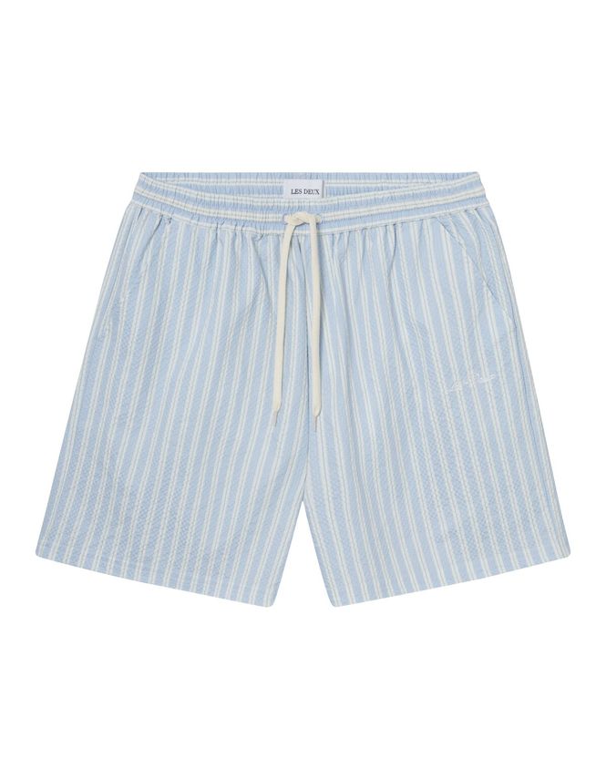 Stan Stripe Seersucker Swim Shorts fra Les Deux