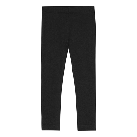 Rib Leggings Midnat Sort fra Birkholm