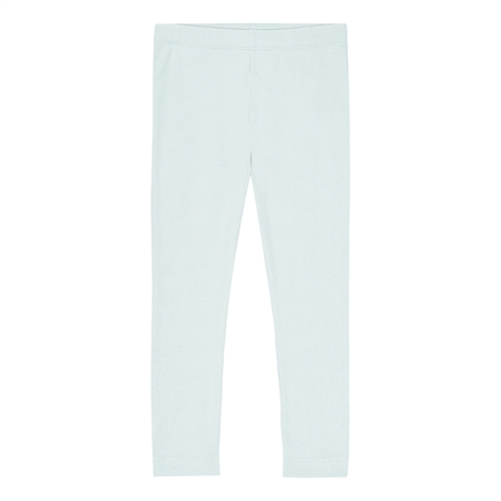Rib Leggings i Pastel Blå fra Birkholm - Høj Kvalitet!