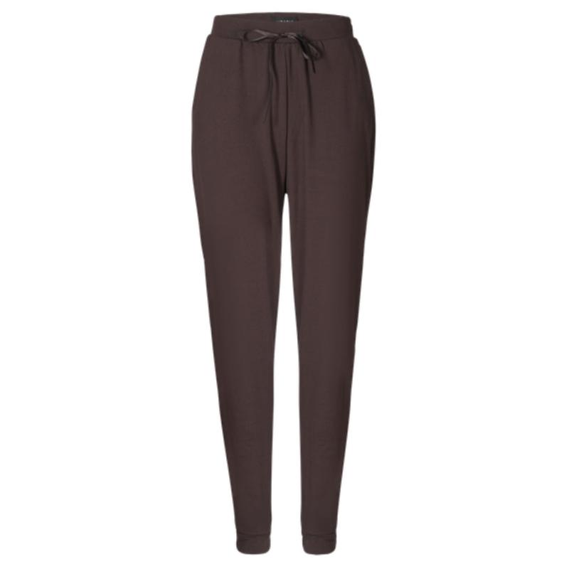 Dame Bukser Alma Fleece 9350   Dark Chocolate fra Liberté