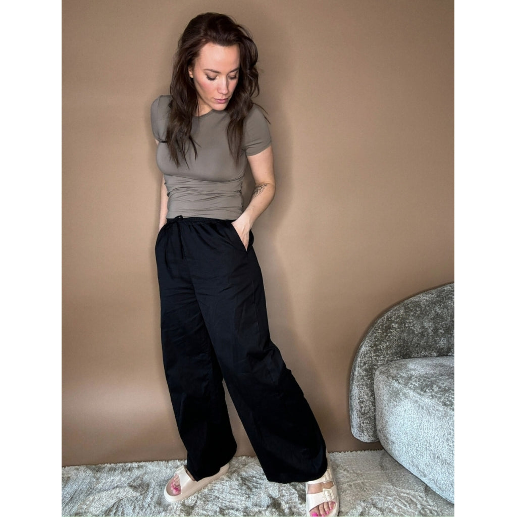 Dame Bukser Lucleo 16045   Black fra Lululia