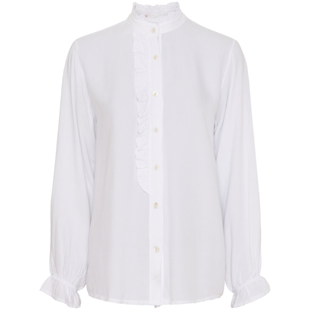 Dame Bluse Luellen 5897   White fra Lululia