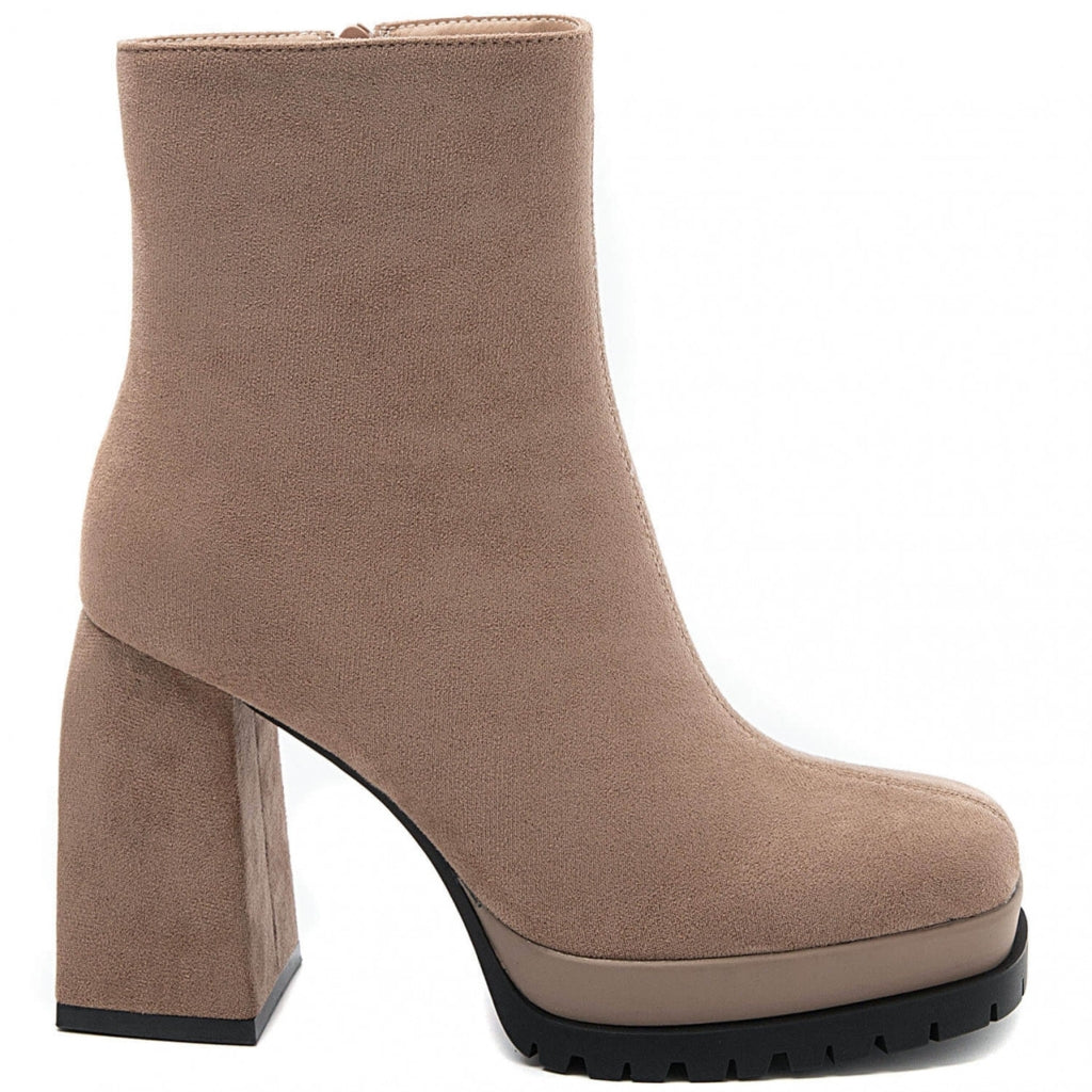 Lyna Dame Støvle 5633   Khaki fra Shoes