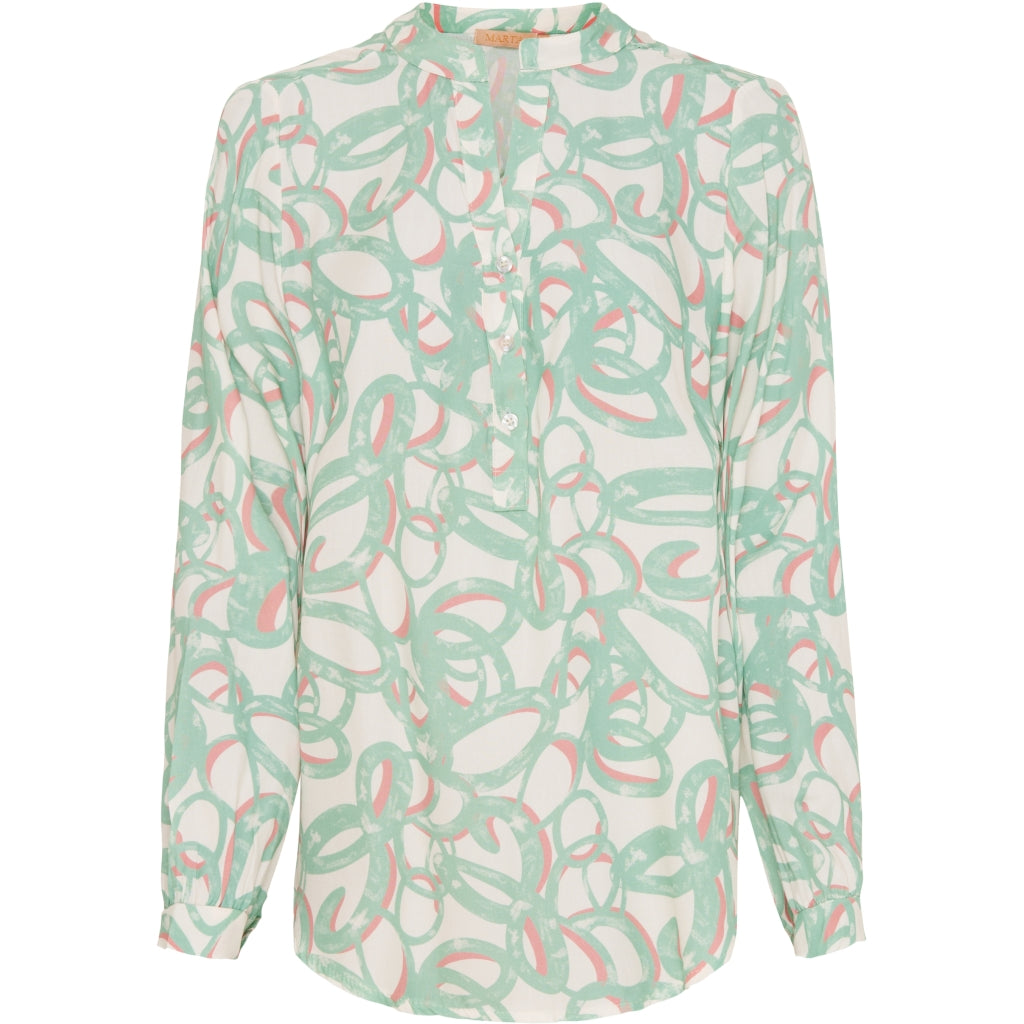 Marta Du Château Bluse Mdcastrid 8128 i Aqua4100 Udsalg