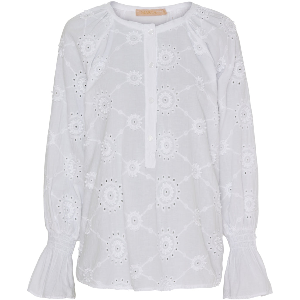 Dame Bluse Mdcbianca   White fra Marta Du Chateau