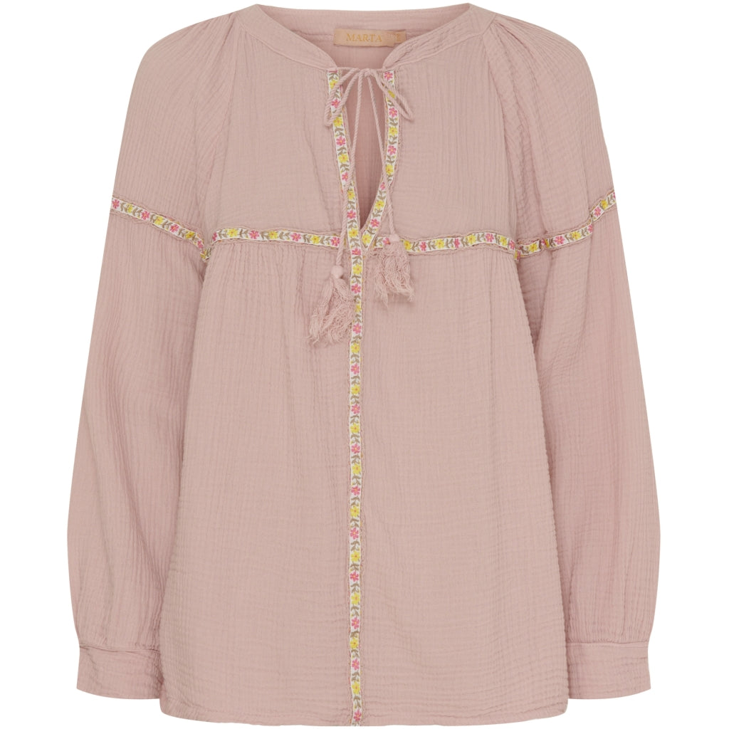 Blomstret Damebluse Mdcdebora Cipria Rose på Udsalg