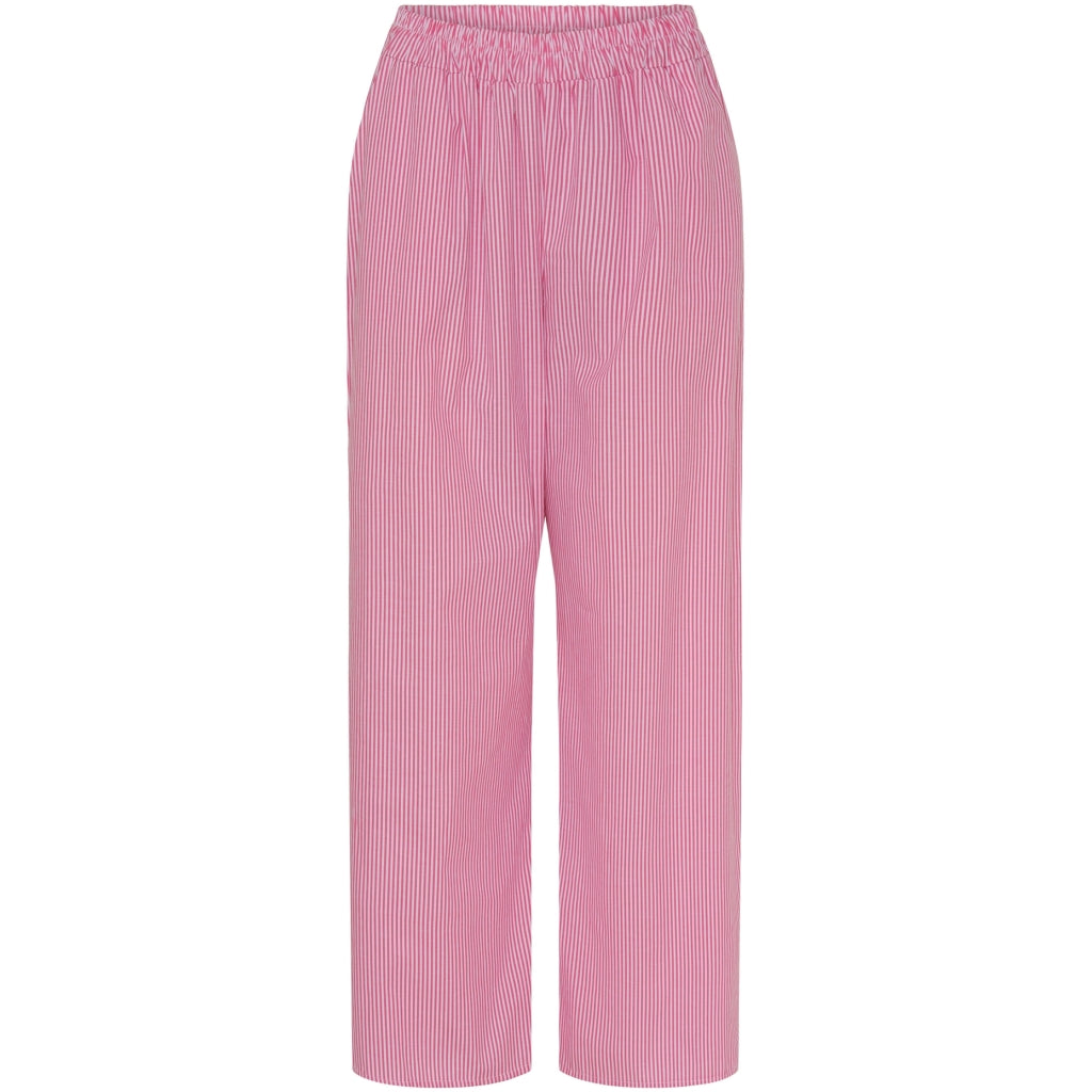 Dame Bukser Mdcgisele   Stripe Fuxia Stripe fra Marta Du Chateau