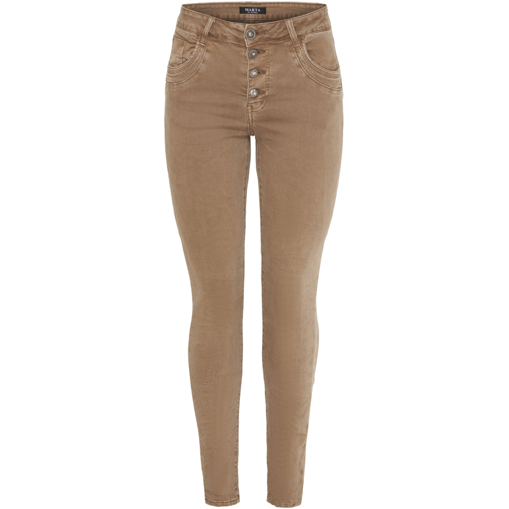 Dame Jeans Mdcbetty Jeans Mdc101 Choco fra Marta Du Chateau