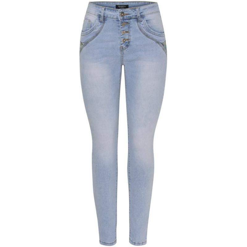 Klassiske Dame Jeans Emma 2630 med Fine Detaljer