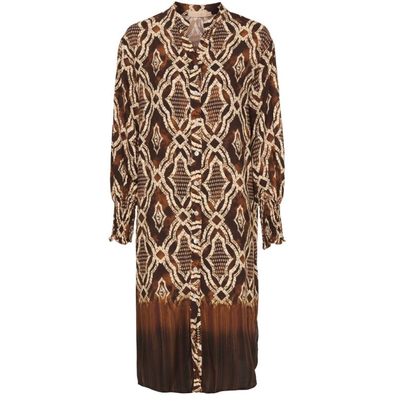 Dame Kjole Mdcgry 28530 1   Brown fra Marta Du Chateau