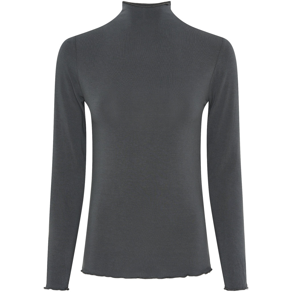 Dame Langærmet T Shirt Mdcelin Grigio fra Marta Du Chateau