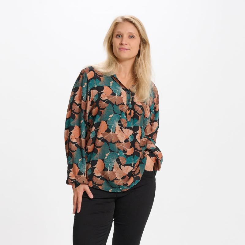 Dame Skjorte   8128   Black Ottanio fra Marta Du Chateau