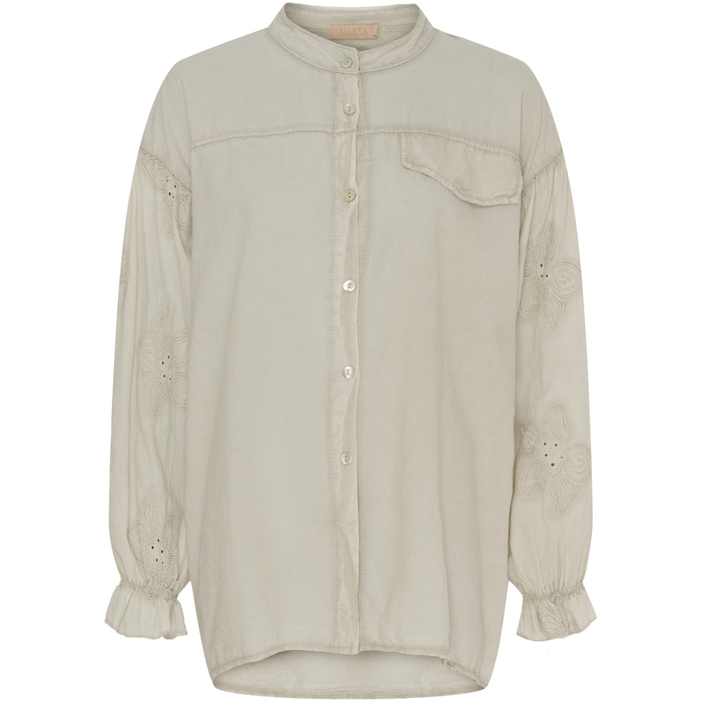 Dame Skjorte Mdcriley   Beige fra Marta Du Chateau