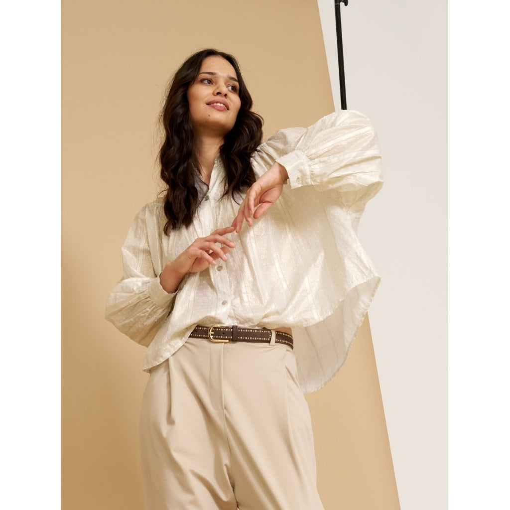 Dame Skjorte Mdctarah   Offwhite fra Marta Du Chateau