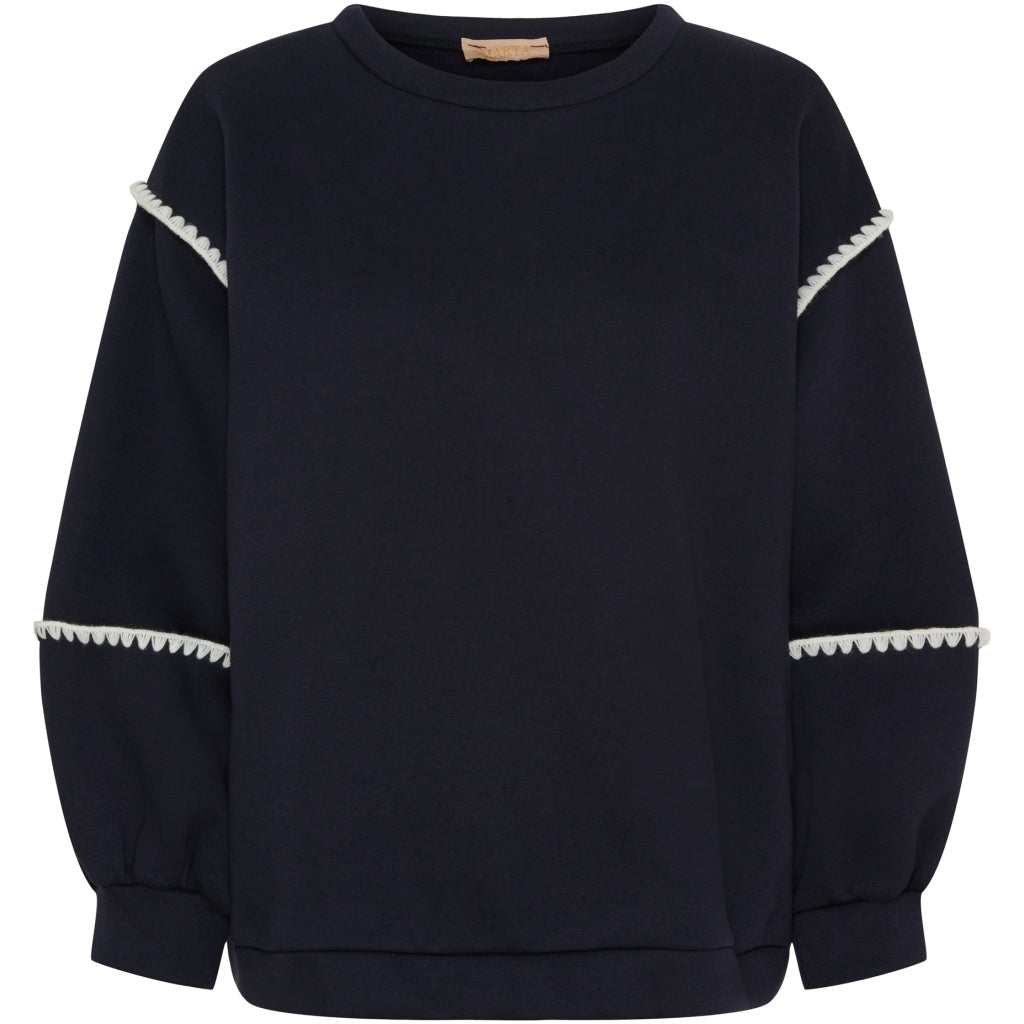 Dame Sweatshirt Mdckelly   Navy fra Marta Du Chateau