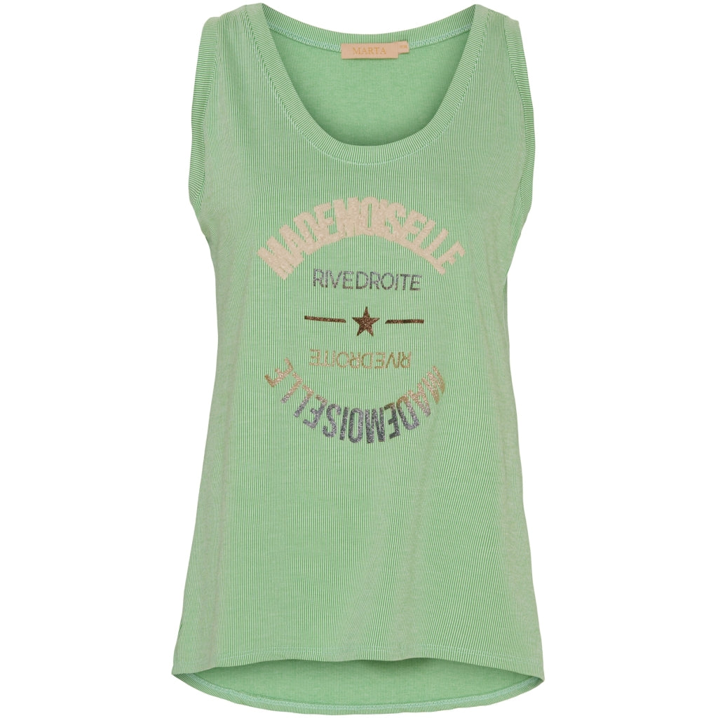 Dame Top Mdcoda   Green fra Marta Du Chateau