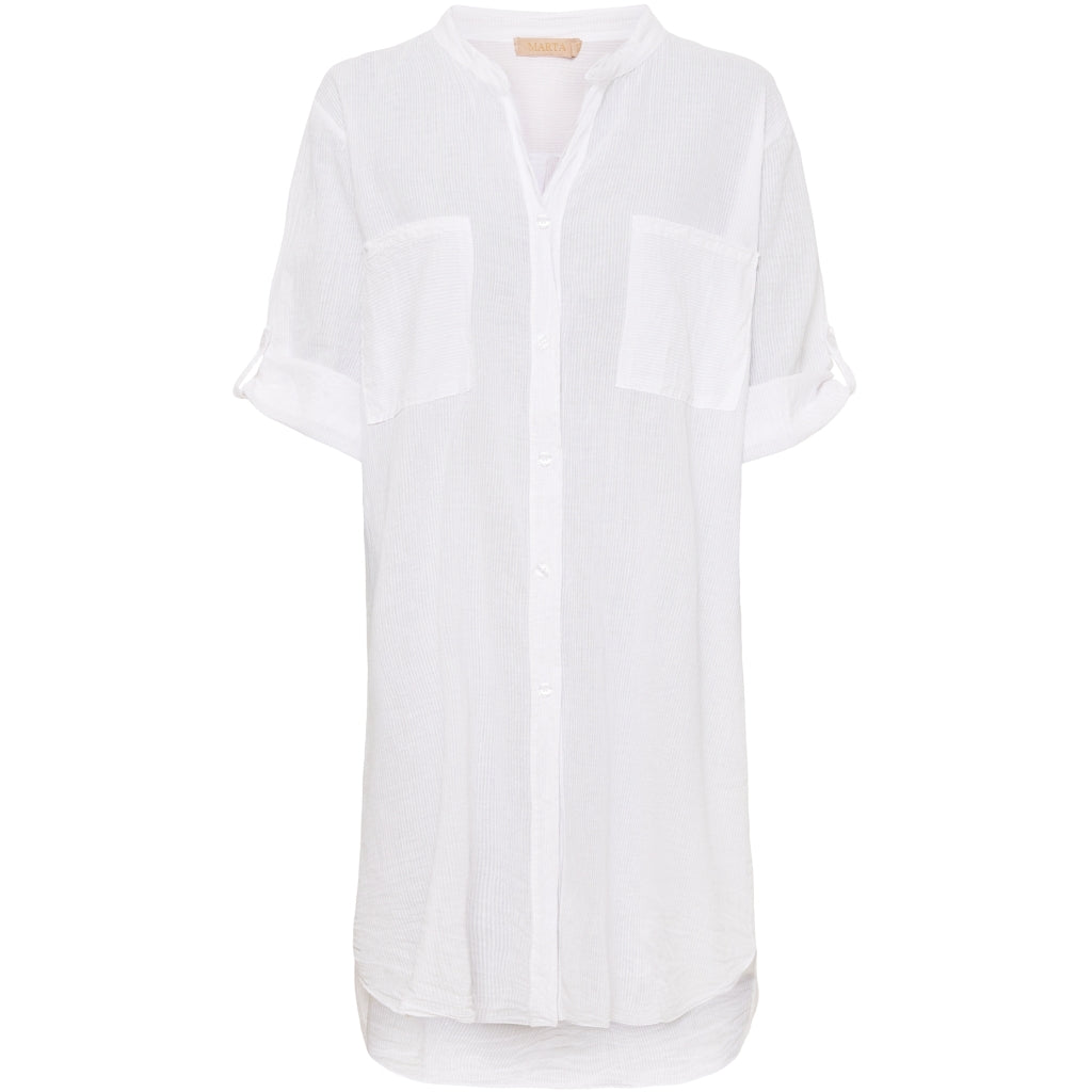 Dame Tunika 1665 23   White fra Marta Du Chateau