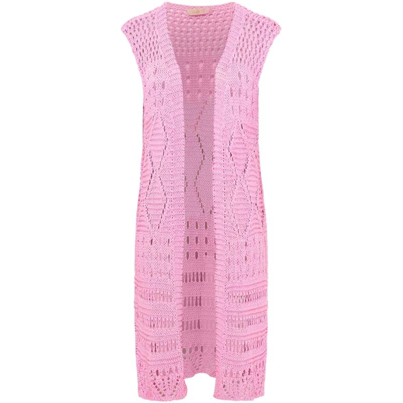 Dame Vest 477   Plain Fuxia fra Marta Du Chateau