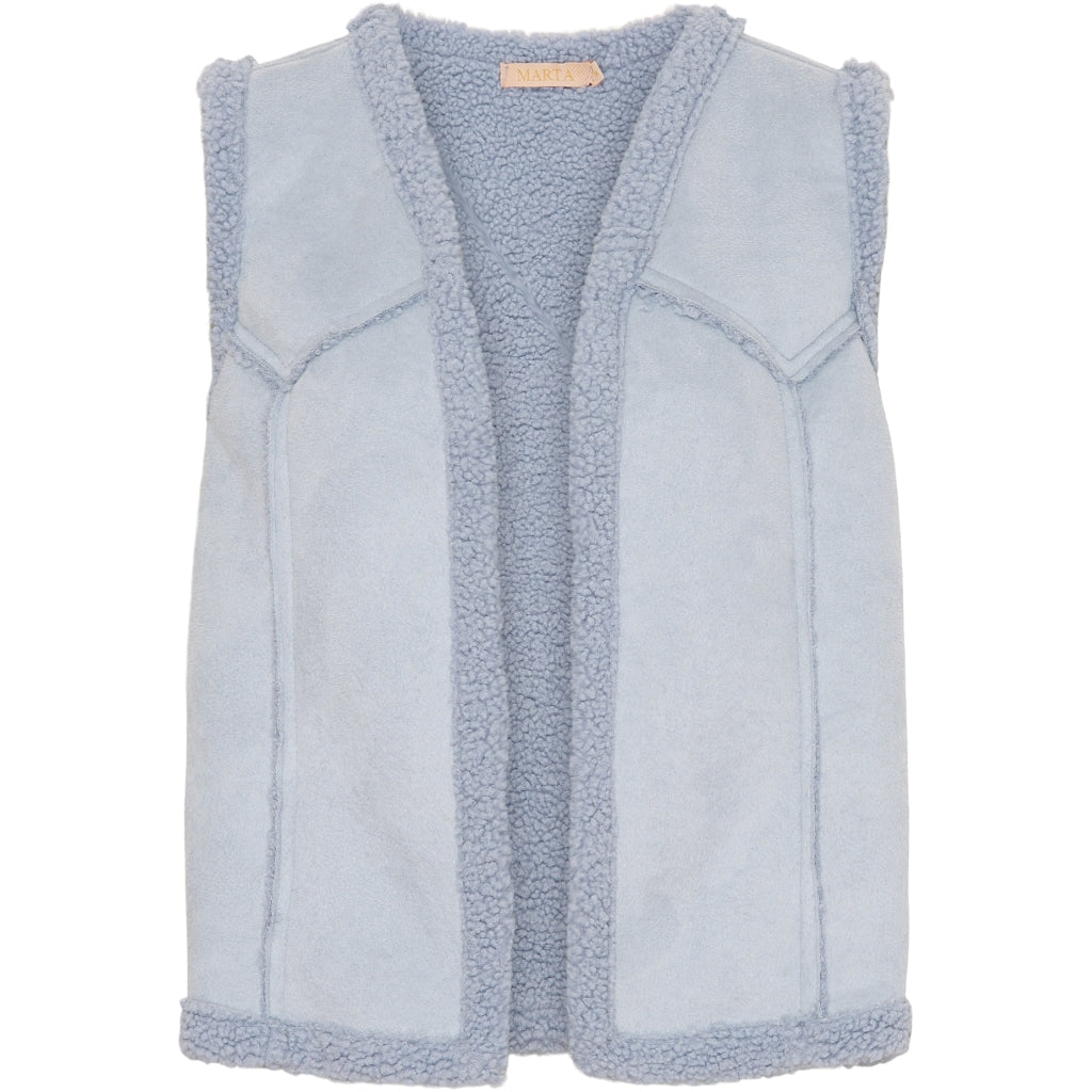 Dame Vest Mdcjohanne 85552   Grey fra Marta Du Chateau